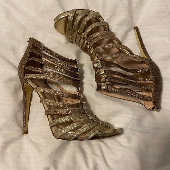 Aldo Sparkle Caged Heels - Picture 4 of 5